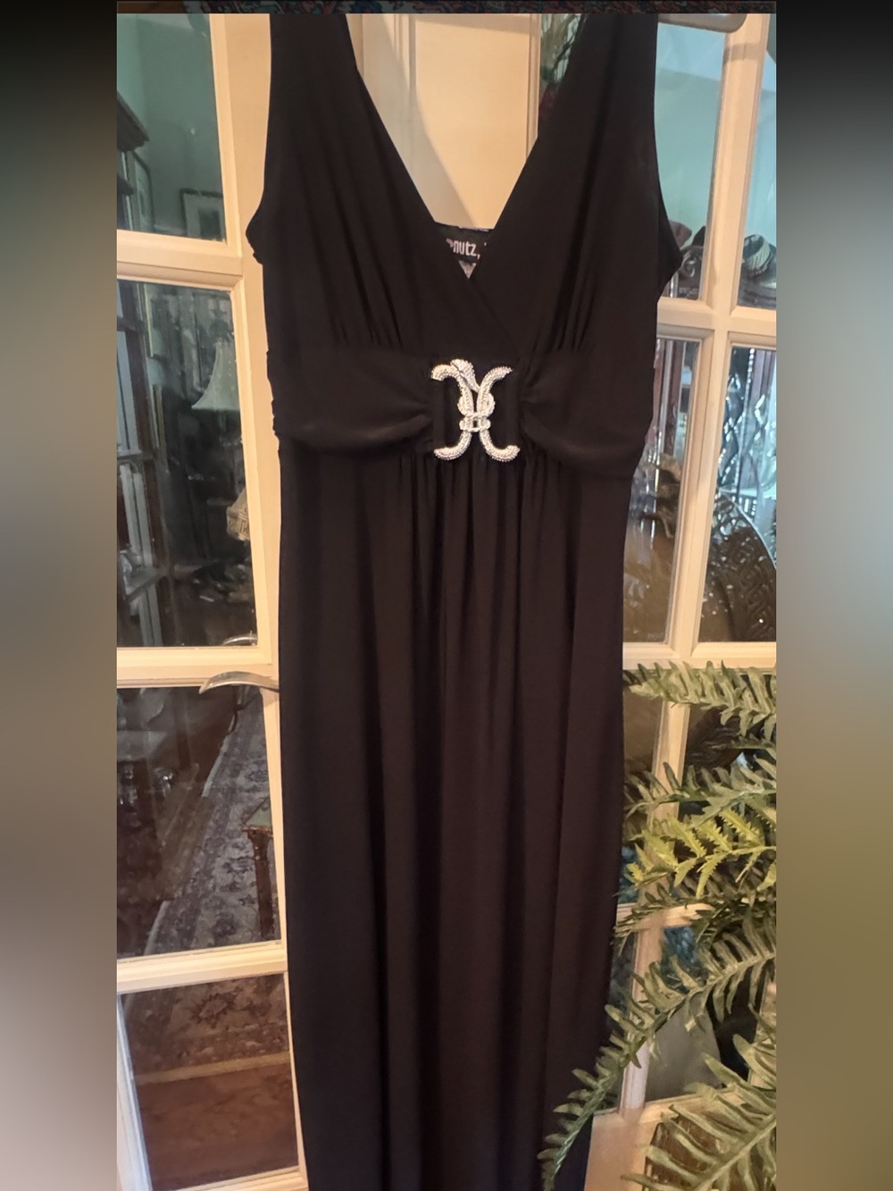 Donutz | Black Sleeveless Maxi Dress XL